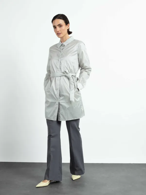 Hemdblusenkleid Satin light